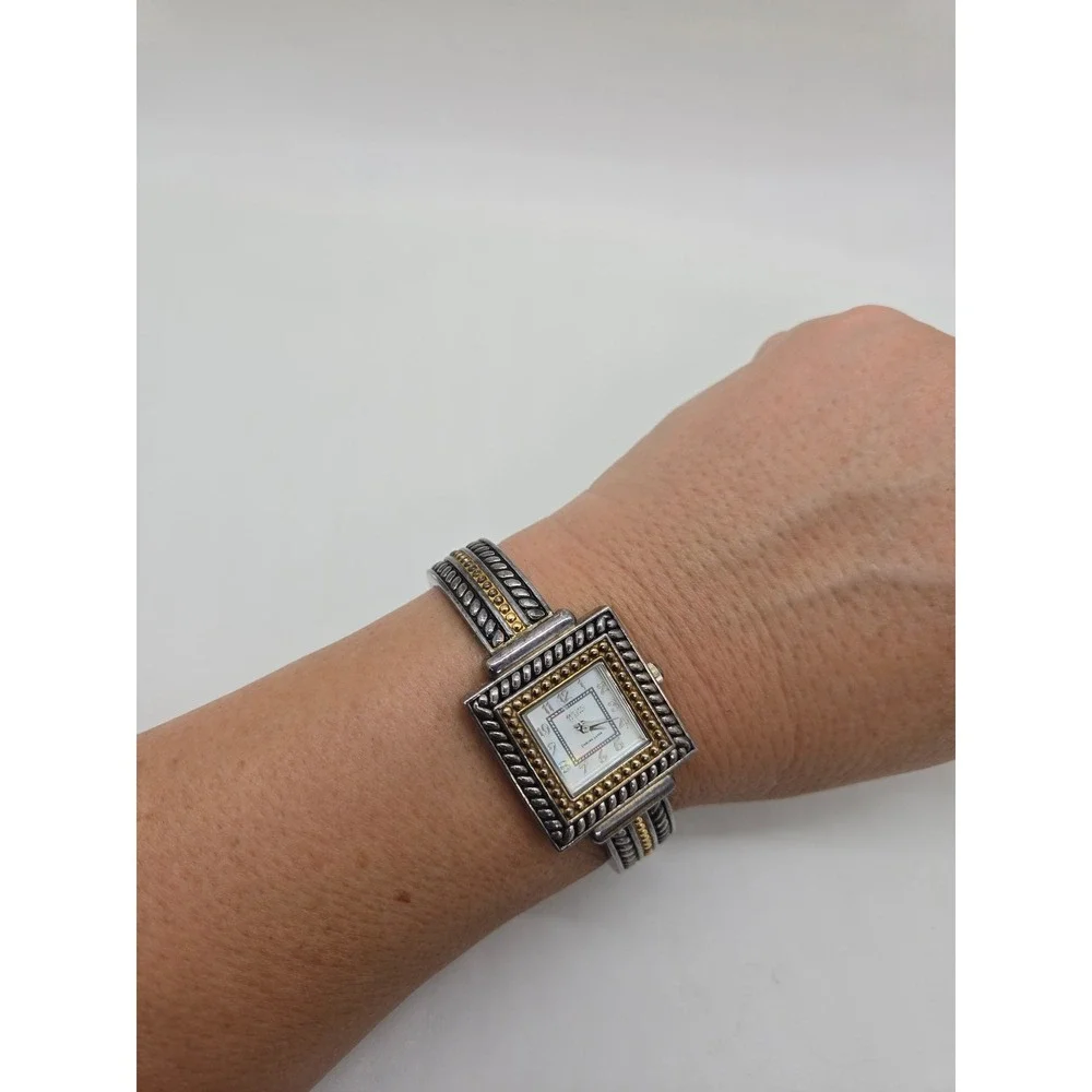 Ecclissi H126 Sterling Silver Gold Plated Bangle Watch Women's Quartz 925